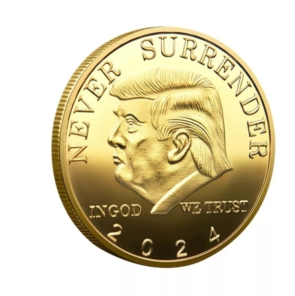 NEW Coin Never Surrender Trump coin collector Politics - Picture 4 of 7
